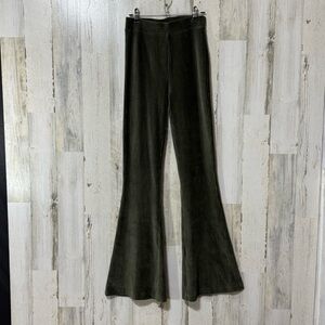 Aerie Olive Corduroy Flare Hot Pants
